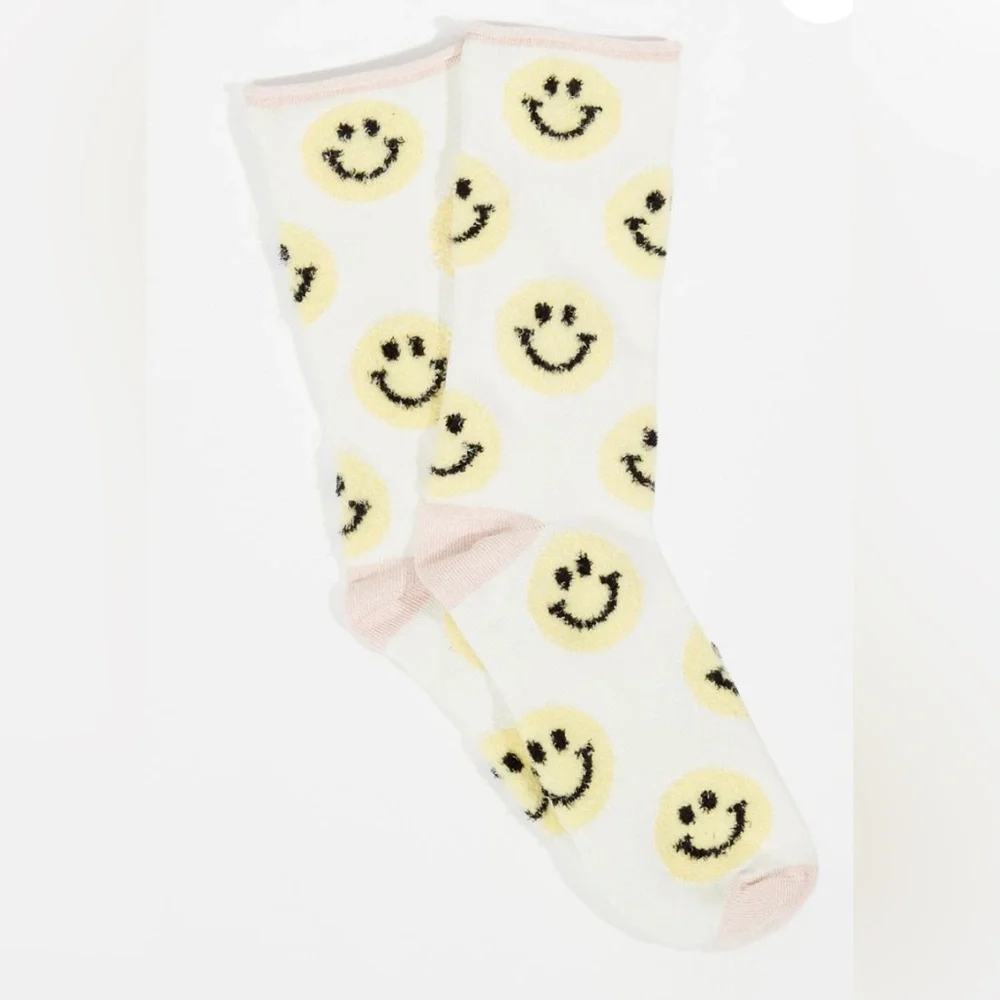 ALTAR’D STATE Smiley Cozy Crew Socks